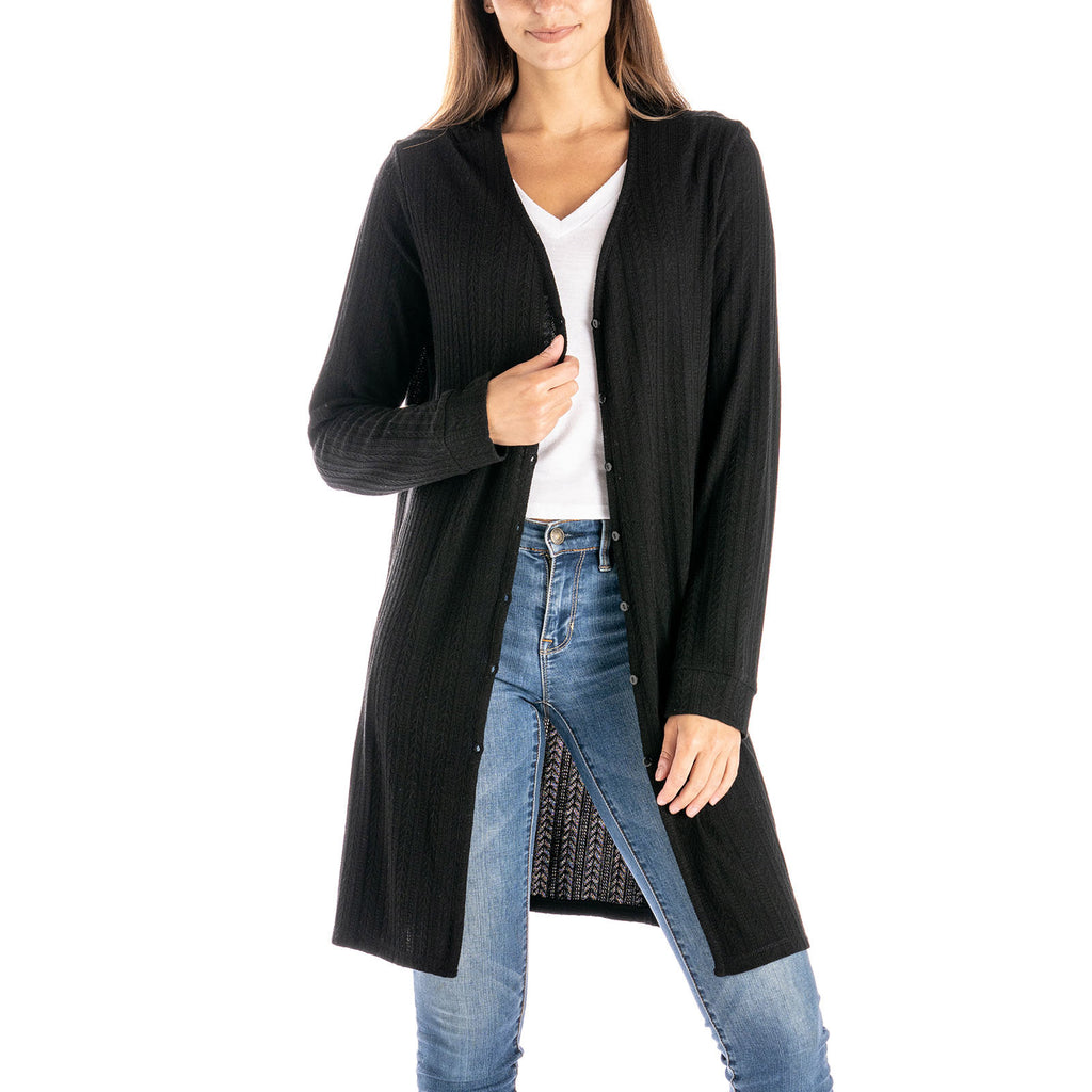 Black Lakewood Cardigan