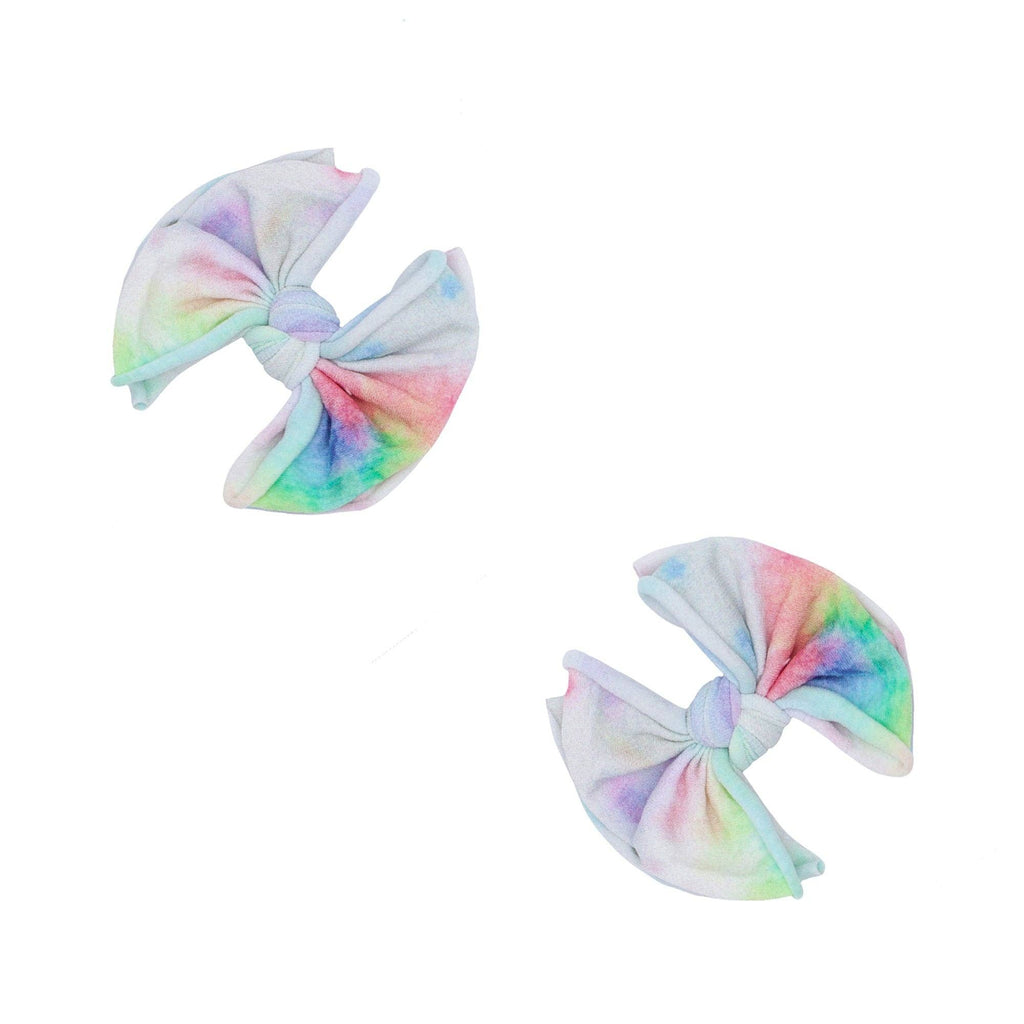 BFF Tie Dye Printed Baby Fab Clips by BABY BLING (pack of 2)