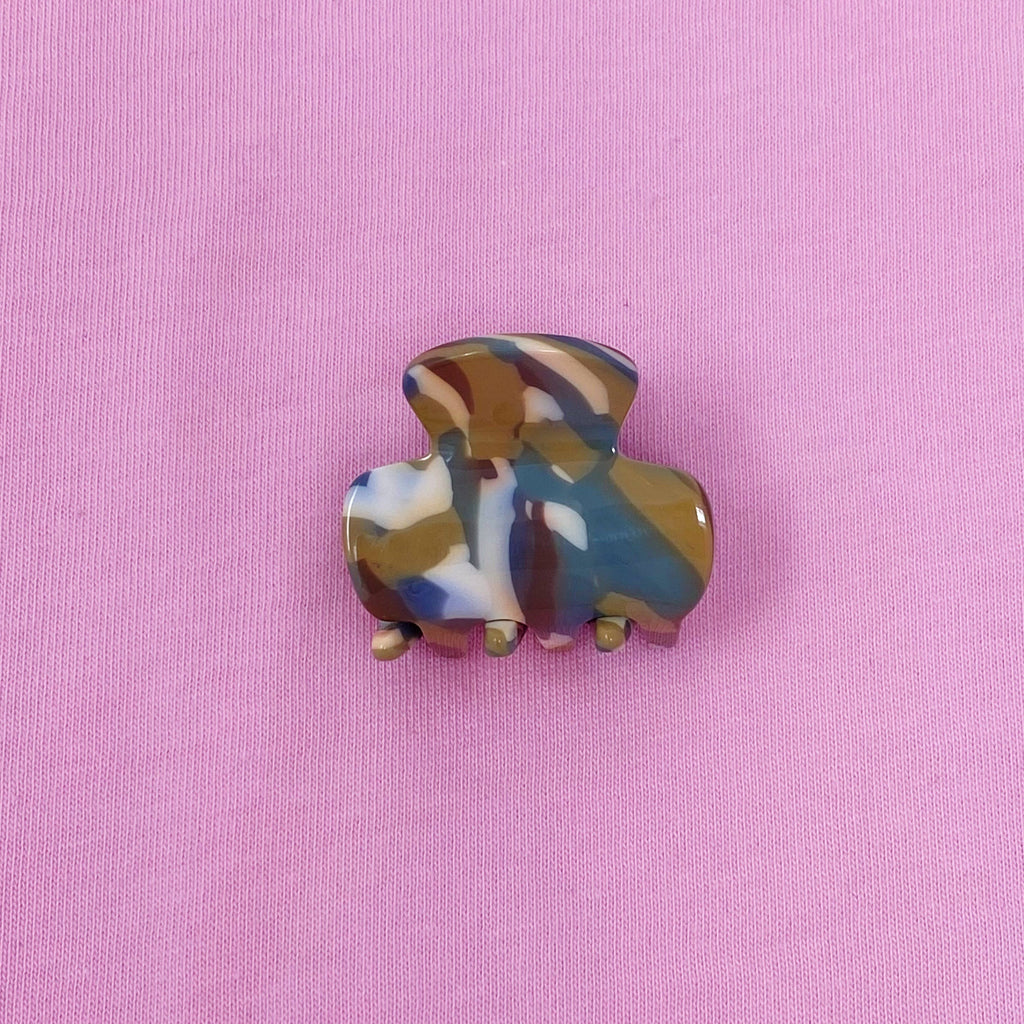 Mini Hair Claw - Camo