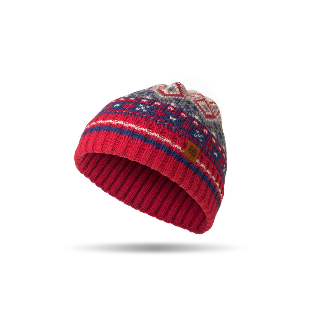 Red Kid’s Fair Isle Beanie