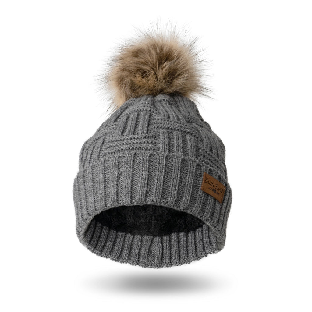Originals Pom Hat - Heathered Grey