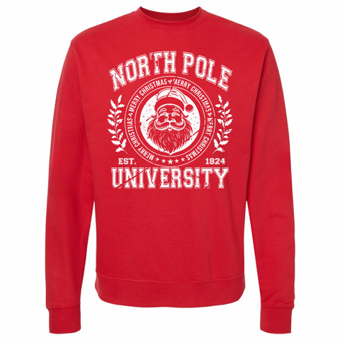 North Pole University Crewneck Sweatshirt