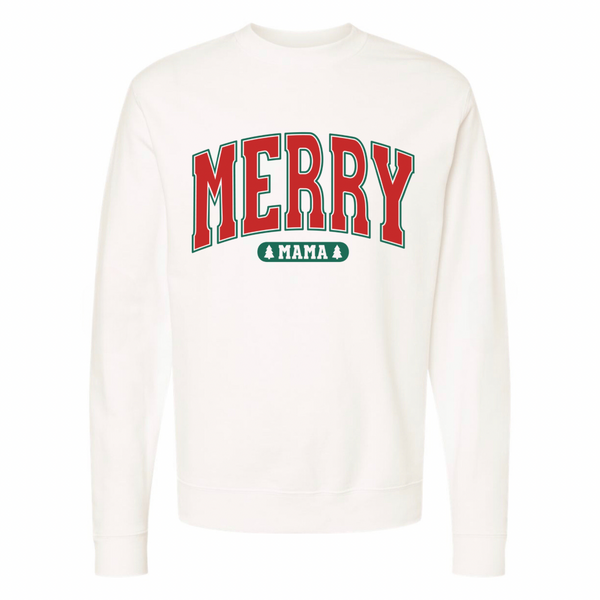 Merry Mama Crewneck Sweatshirt