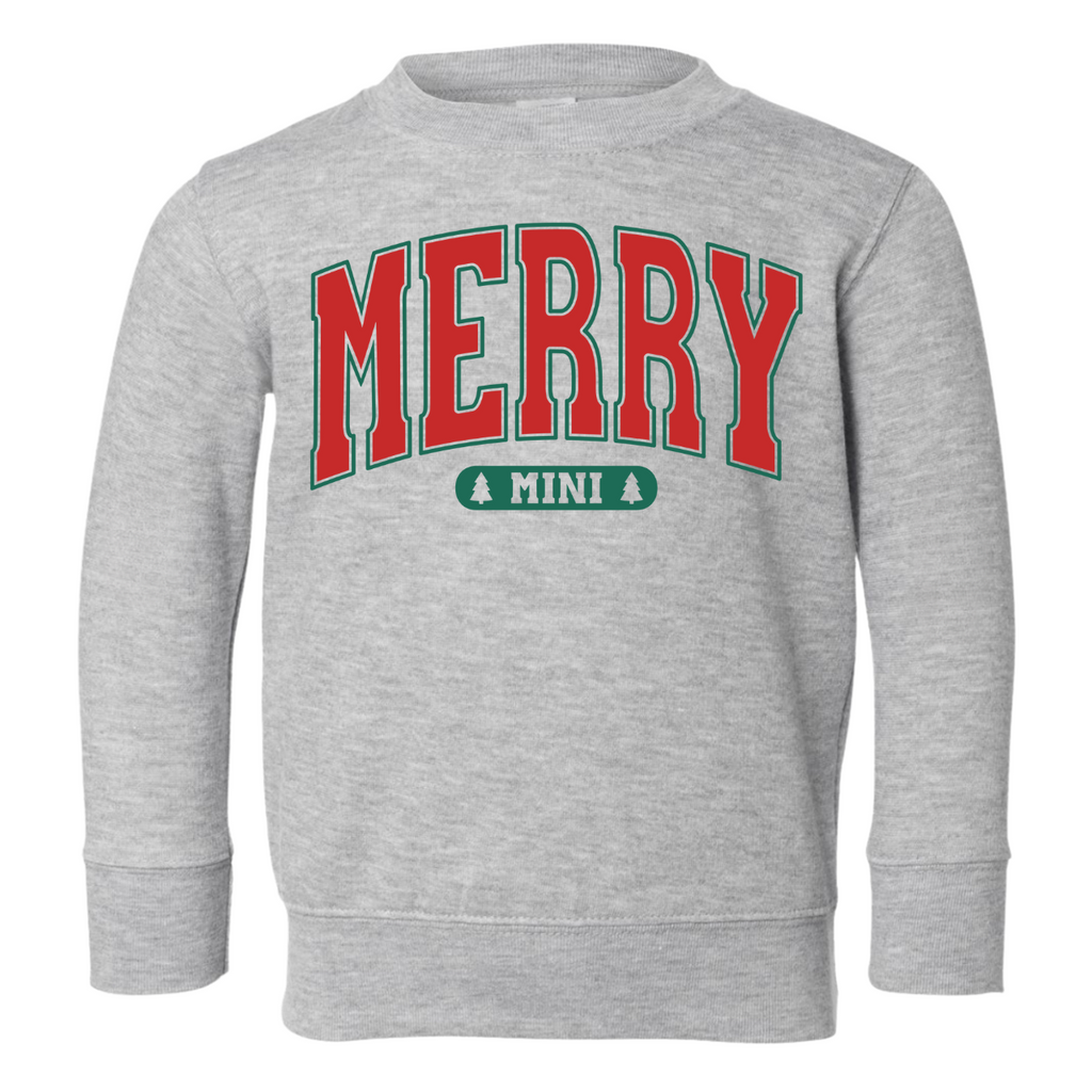 Merry Mini Kids Crewneck Sweatshirt