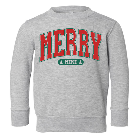 Merry Mini Kids Crewneck Sweatshirt