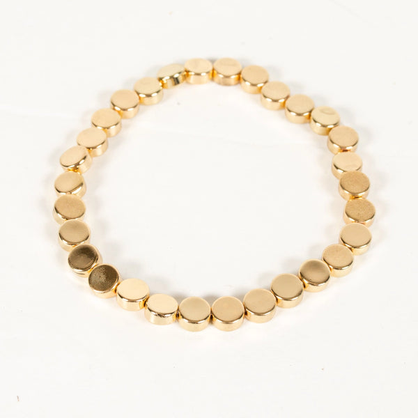 Cultured Coin Stretch Bracelet (more options)