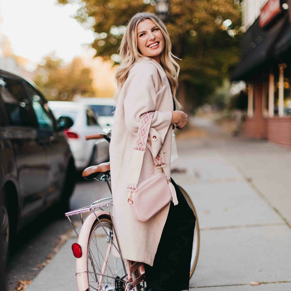 Willow Camera Crossbody Bag - Blush