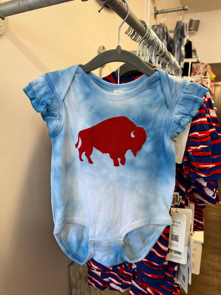 Puffalo 2.0 Ruffle Onesie - MyMark Designs