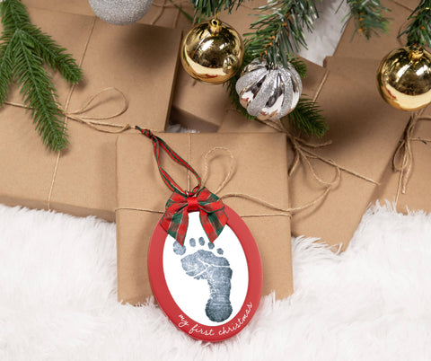 Holiday Photo Ornament with Clean-Touch Ink Pad