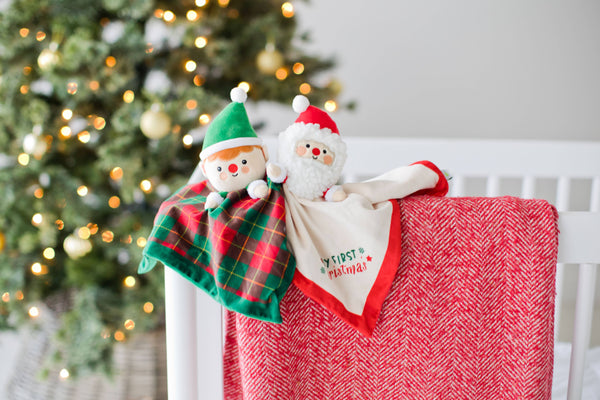 First Christmas Santa Snuggle Holiday Blanket