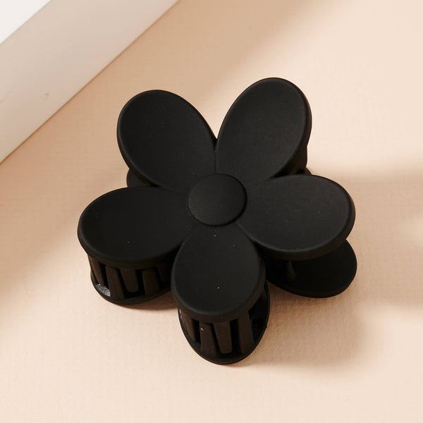 Large Matte Flower Hair Claws