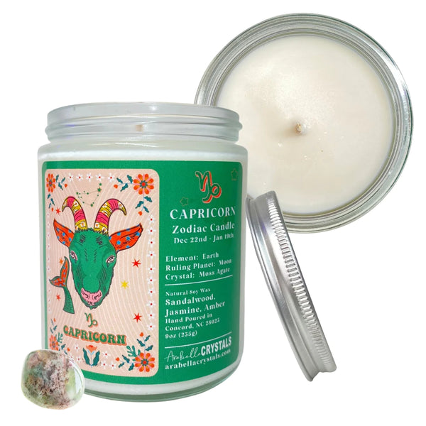 Zodiac Crystal Candles