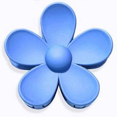 Large Matte Flower Hair Claws