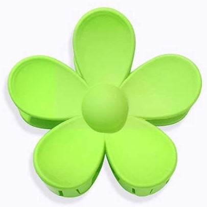 Large Matte Flower Hair Claws