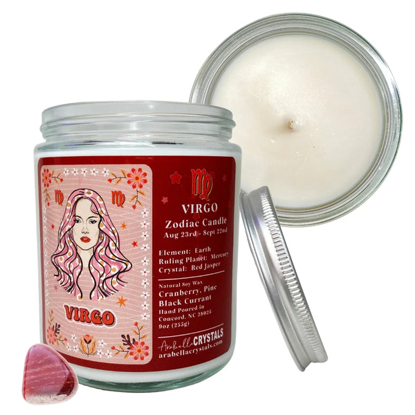 Zodiac Crystal Candles