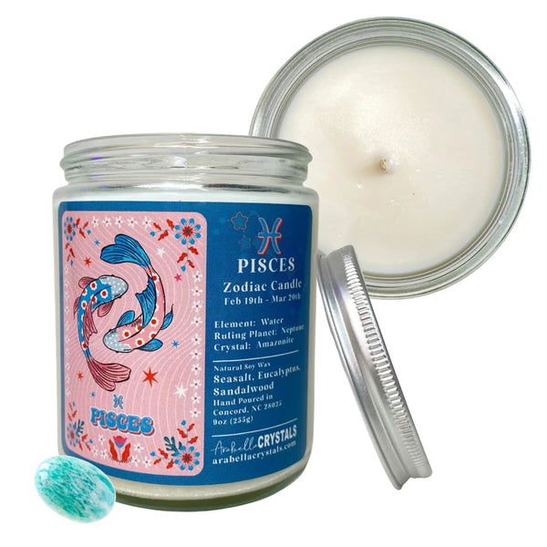 Zodiac Crystal Candles