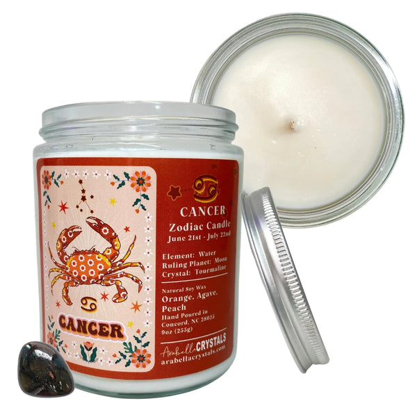 Zodiac Crystal Candles