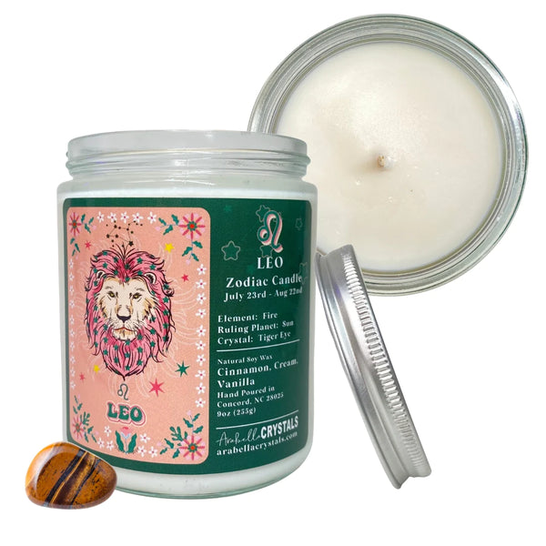 Zodiac Crystal Candles