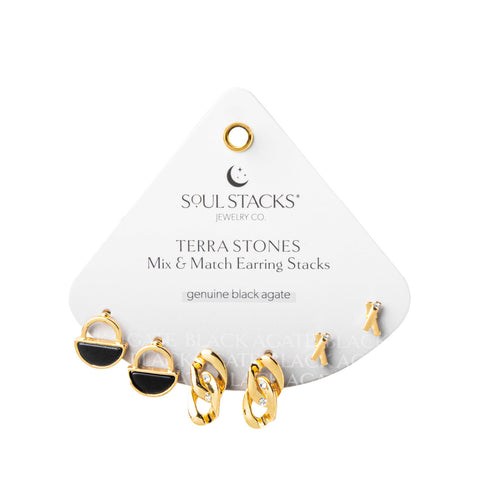 Soul Stacks - Terra Stone Mix & Match Earrings Set