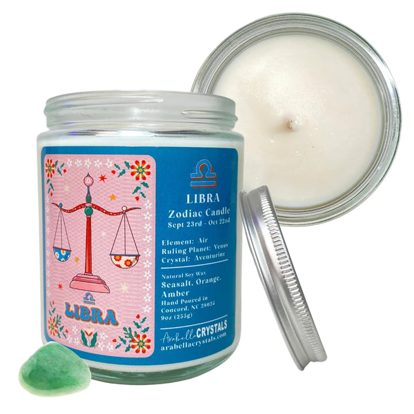 Zodiac Crystal Candles