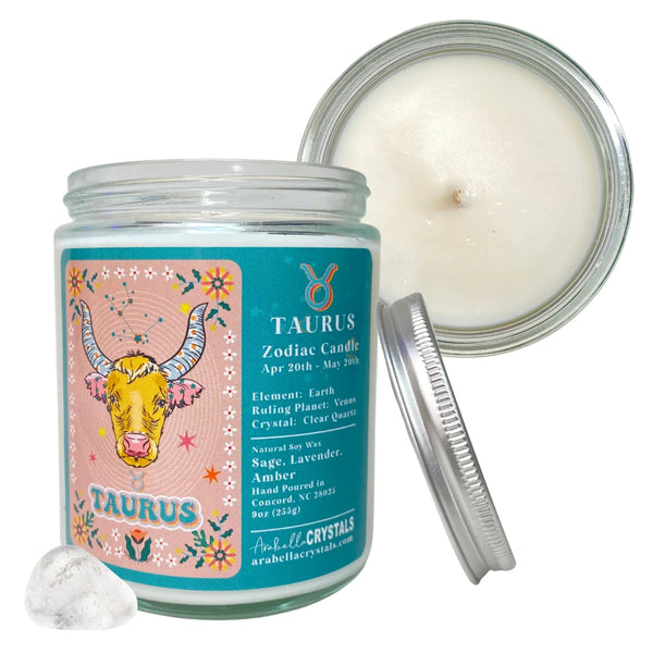 Zodiac Crystal Candles