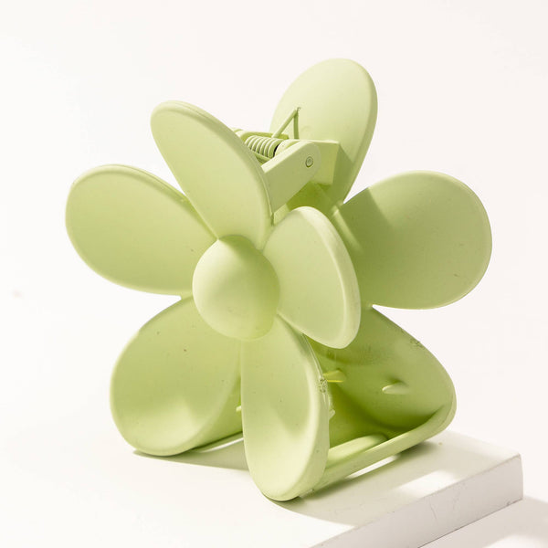 Large Matte Flower Hair Claws