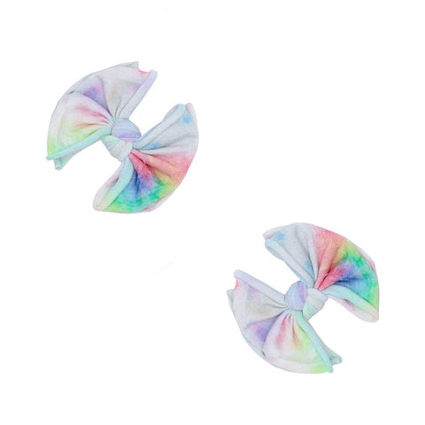 BFF Tie Dye Printed Baby Fab Clips by BABY BLING (pack of 2)