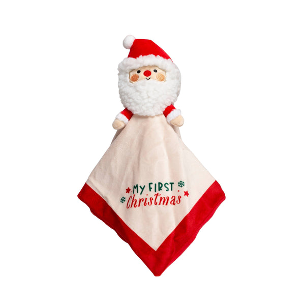 First Christmas Santa Snuggle Holiday Blanket