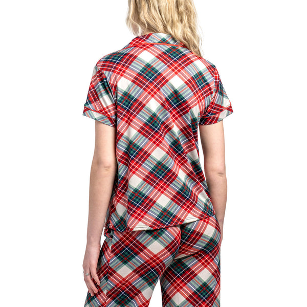 PRANCER'S PLAID Pajama Top by Hello Mello