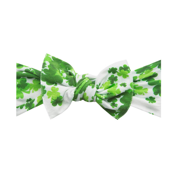 Lucky Clover Printed Knot Headband