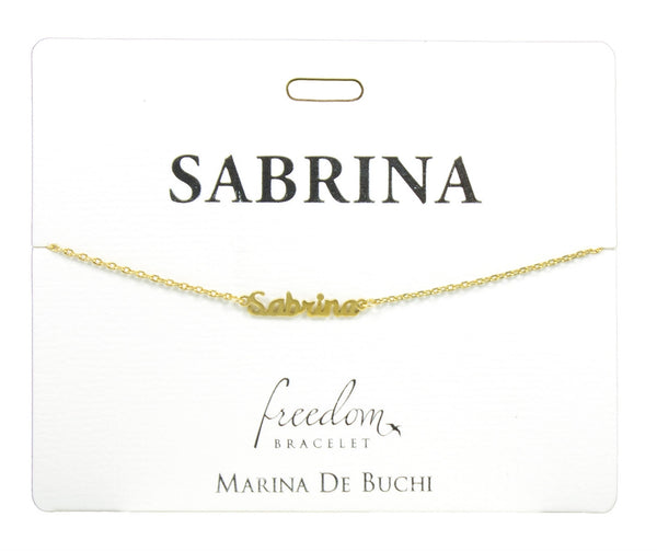 Freedom Initial and Name Bracelets (N-S)