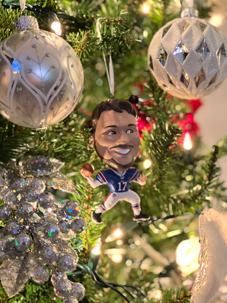 Josh Allen Wobble Head Ornament