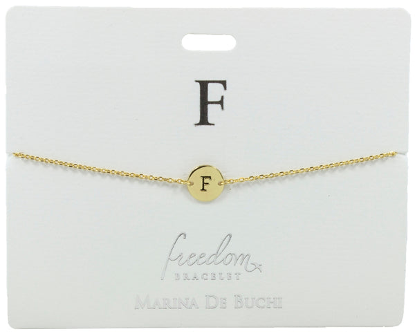 Freedom Initial and Name Bracelets (D-J)