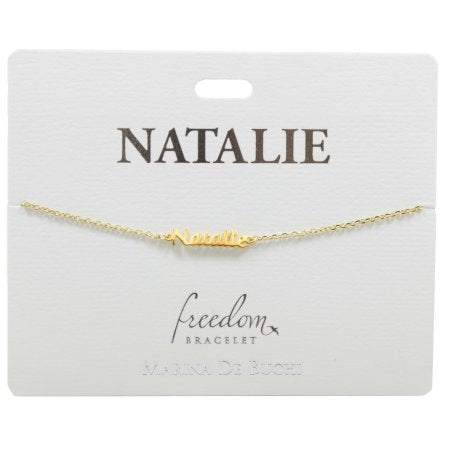Freedom Initial and Name Bracelets (N-S)