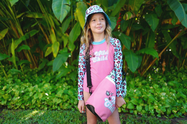 Kids Reversible UV Protected Bucket Hat - Wild Child
