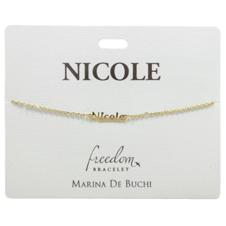 Freedom Initial and Name Bracelets (N-S)