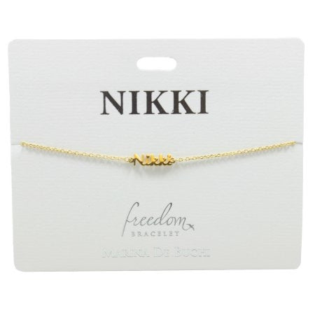 Freedom Initial and Name Bracelets (N-S)