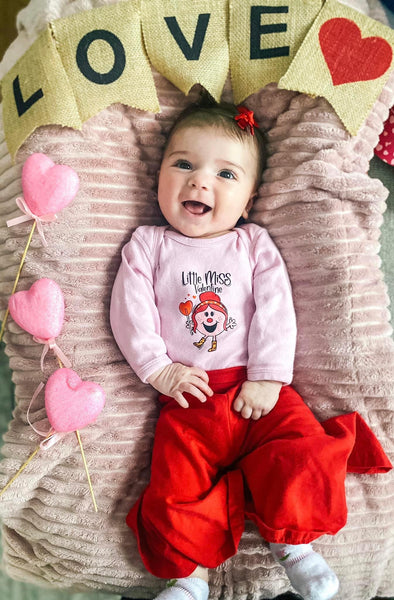 Baby Little Miss Valentine LS Onesie