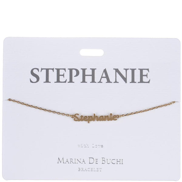 Freedom Initial and Name Bracelets (N-S)
