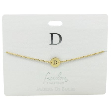 Freedom Initial and Name Bracelets (D-J)