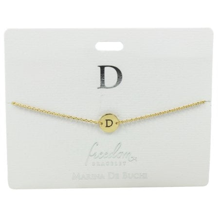 Freedom Initial and Name Bracelets (D-J)