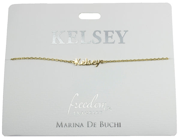 Freedom Initial and Name Bracelets (K-M)