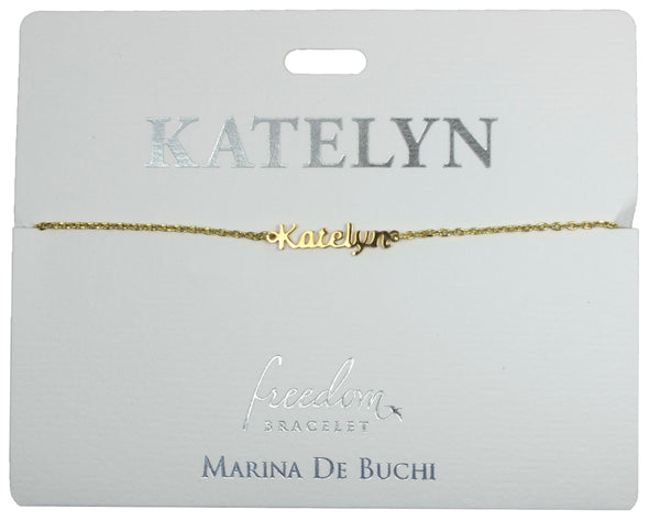 Freedom Initial and Name Bracelets (K-M)