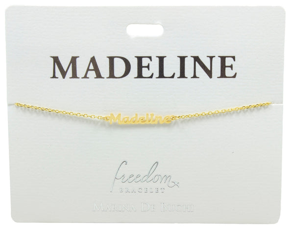 Freedom Initial and Name Bracelets (K-M)
