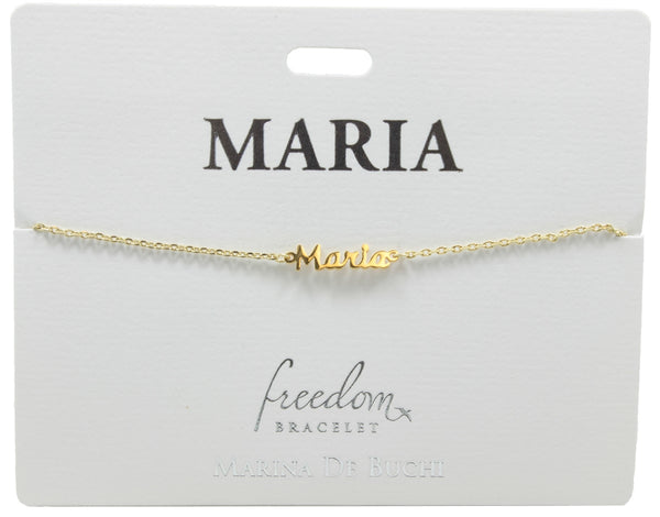 Freedom Initial and Name Bracelets (K-M)