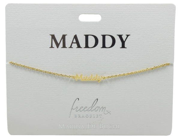 Freedom Initial and Name Bracelets (K-M)