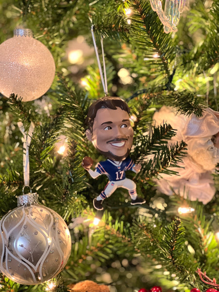 Josh Allen Wobble Head Ornament