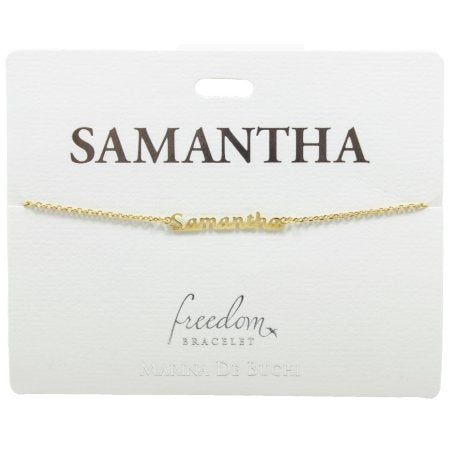 Freedom Initial and Name Bracelets (N-S)