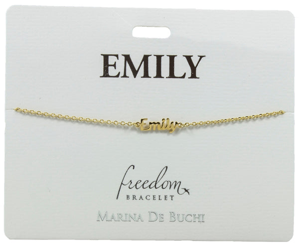 Freedom Initial and Name Bracelets (D-J)