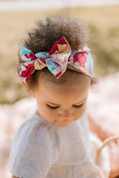 Printed Knot Headbands by BABY BLING